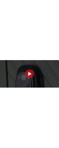 Стальная дверь "Vertu" с зеркалом (биометрический замок)