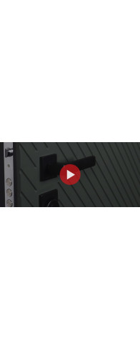 Стальная дверь «Vertu» с зеркалом (механический замок)