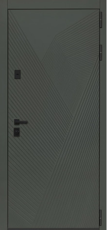 Стальная дверь «Vertu» с зеркалом (механический замок)