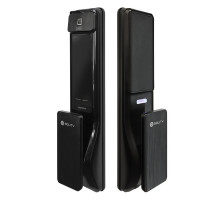 Врезной электронный дверной замок Solity GSP-2000BK BLACK с отпечатком пальца