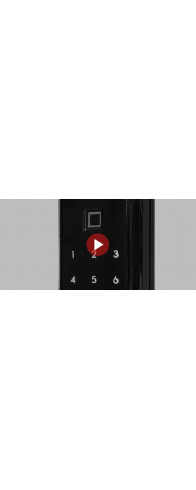 Врезной электронный дверной замок Solity GSP-1000BK BLACK с отпечатком пальца Врезной электронный дверной замок Solity GSP-1000BK BLACK с отпечатком пальца