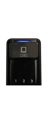 Врезной электронный дверной замок Solity GSP-2000BK BLACK с отпечатком пальца Врезной электронный дверной замок Solity GSP-2000BK BLACK с отпечатком пальца