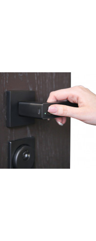Умная электронная дверная ручка с отпечатком пальца модель Smart lock T888 Черная Умная электронная дверная ручка с отпечатком пальца модель Smart lock T888 Черная