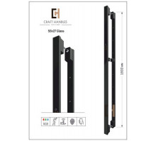 Арт. 56х27 Glass Premium + Dircode, L-1800 мм