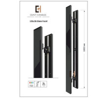 Арт. 125х35 Glass Facet Premium, L-1800 мм