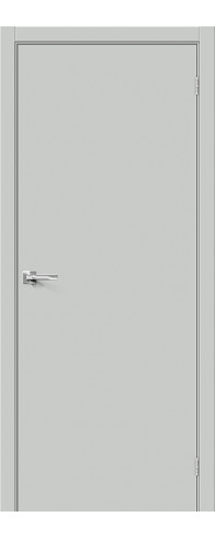 Межкомнатная дверь - Браво-0.П, цвет: Grey Matt