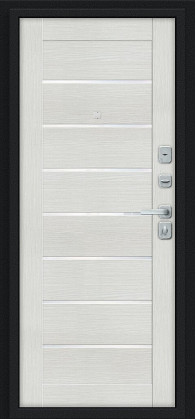 Техно/BChrome, цвет: Букле черное/Bianco Melinga Техно/BChrome, цвет: Букле черное/Bianco Melinga