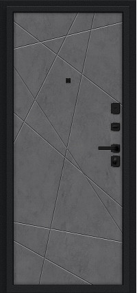 Граффити-5/SBlack, цвет: Букле черное/Slate Art