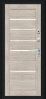 Техно Д2/BChrome, цвет: Букле черное/Cappuccino Melinga Техно Д2/BChrome, цвет: Букле черное/Cappuccino Melinga