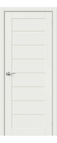 Межкомнатная дверь - Браво-22, цвет: White Matt