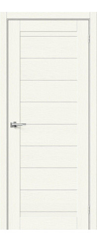 Межкомнатная дверь - Браво-21, цвет: White Wood