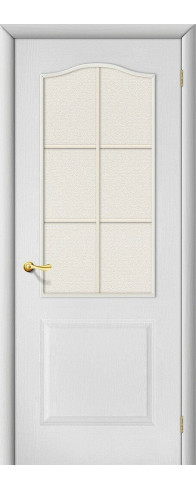 Межкомнатная дверь - Палитра, цвет: Л-23 (Белый)