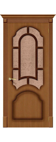 Межкомнатная дверь - Соната, цвет: Ф-11 (Орех)