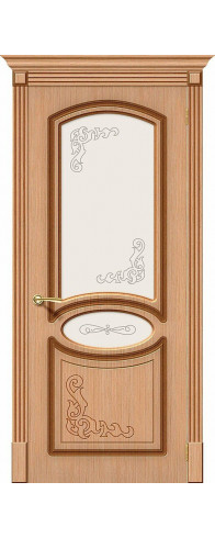Межкомнатная дверь - Азалия, цвет: Ф-01 (Дуб)
