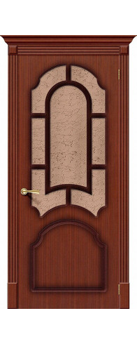 Межкомнатная дверь - Соната, цвет: Ф-15 (Макоре)