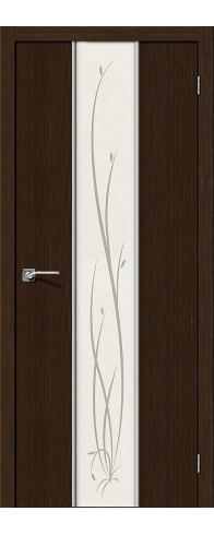Межкомнатная дверь - Глейс-2 Twig, цвет: 3D Wenge