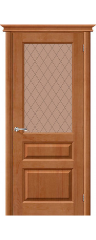 Межкомнатная дверь - М5, цвет: Т-05 (Светлый Лак)