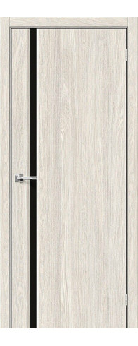 Межкомнатная дверь - Мода-11 Black Line, цвет: Ash White