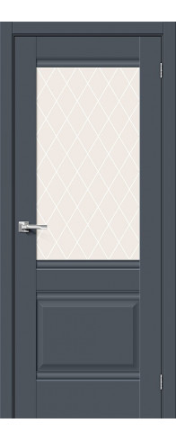 Межкомнатная дверь - Прима-3, цвет: Stormy Matt