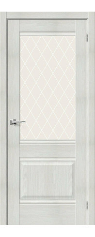 Межкомнатная дверь - Прима-3, цвет: Bianco Veralinga