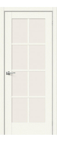 Межкомнатная дверь - Прима-11.1, цвет: White Wood