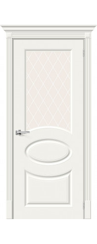 Межкомнатная дверь - Скинни-21, цвет: Whitey