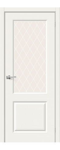 Межкомнатная дверь - Скинни-13, цвет: Whitey