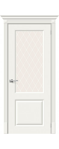 Межкомнатная дверь - Скинни-13, цвет: Whitey