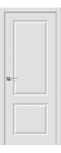 Межкомнатная дверь - Скинни-12, цвет: П-23 (Белый)