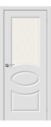 Межкомнатная дверь - Скинни-21, цвет: П-23 (Белый)
