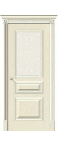 Межкомнатная дверь - Вуд Классик-15.1, цвет: Ivory
